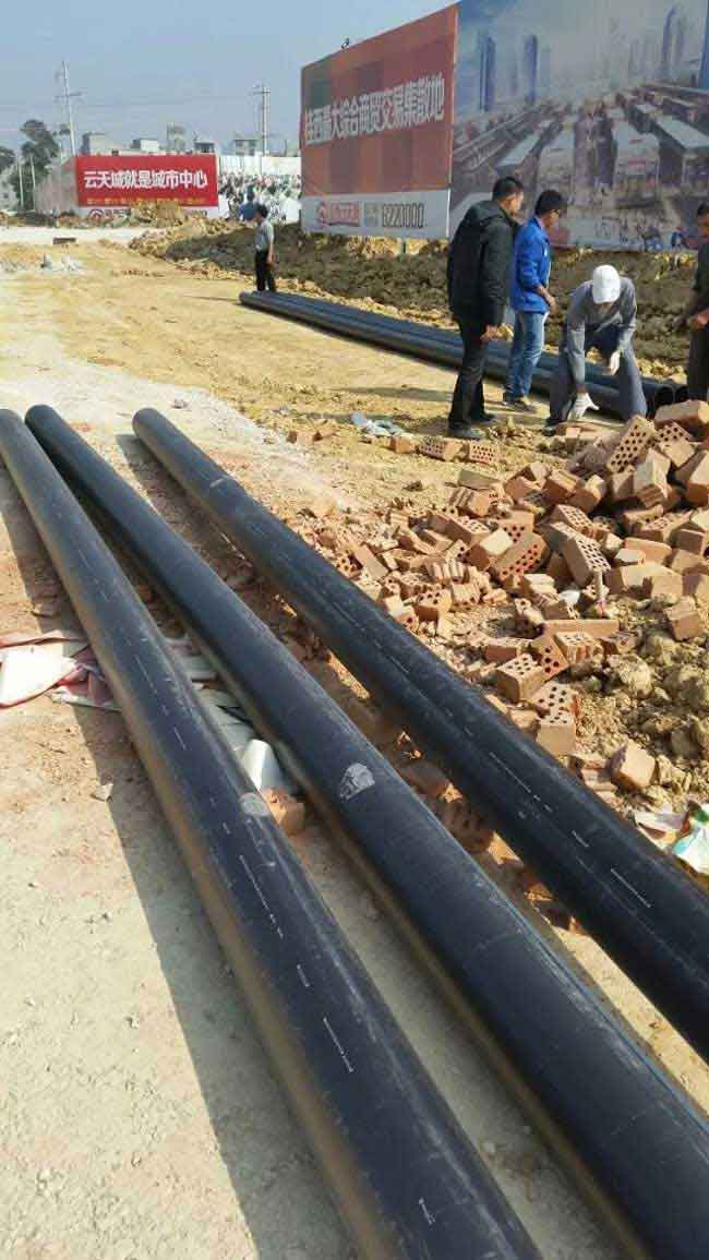 靖西鳳凰路改拓施工